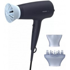 PHILIPS BHD360/20 Фен,2100 Вт, 6 режимов, ионизация, ThermoProtect, концентратор, диффузор, шнур 1,8 м. Цвет: синий.
