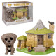 Подвижная фигурка Funko POP! Town: HP - Hagrid's Hut w/ Fang