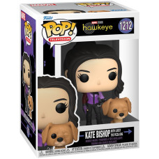 Фигурка Funko POP! TV Bobble Marvel Hawkeye Kate Bishop w/Lucky the Pizza Dog
