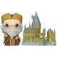 Фигурка Funko POP! Harry Potter: Anniversary: Альбус Дамблдор с замком Хогвартс