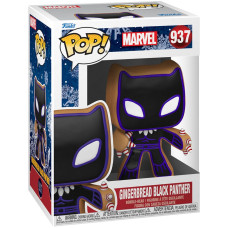Фигурка Funko POP! Bobble Marvel Holiday Gingerbread Black Panther