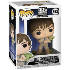 Фигурка Funko POP! Star Wars: ESB: Тренеровка Люка Скайуокера с Йодой (Training Luke with Yoda)