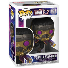 Фигурка Funko POP! Bobble Marvel What If T'Challa Star-Lord 55812