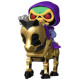 Подвижная фигурка Funko POP Rides: MOTU- Skeletor w/Night Stalker