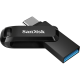 Флеш-диск 256Гб SanDisk Ultra Dual (SDDDC3-256G-G46) USB3.1/Type-C (OTG) Черный