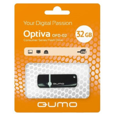 Флеш-диск USB 32Гб Qumo Optiva 02 Black ( QM32GUD-OP2-black )