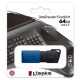Флеш-диск USB 64Гб Kingston DataTraveler Exodia M ( DTXM/64GB ) USB 3.2 Черно-Синий