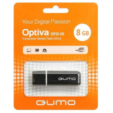 Флеш-диск USB 8Гб Qumo Optiva 01 Black ( QM8GUD-OP1-black )