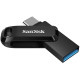 Флеш-диск 64Гб SanDisk Ultra Dual Drive Go ( SDDDC3-064G-G46 ) USB 3.0/Type C OTG Черный