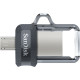 Флеш-диск 16Гб SanDisk Ultra Dual Drive m3.0 ( SDDD3-016G-G46 ) USB 3.0/microUSB OTG Черный