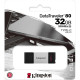 Флеш-диск USB 32Гб Kingston DataTraveler 80 ( DT80/32GB ) USB Type C Черный