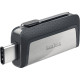 Флеш-диск 16Гб SanDisk Ultra Dual (SDDDC2-016G-G46) USB3.1/Type-C (OTG) Черный