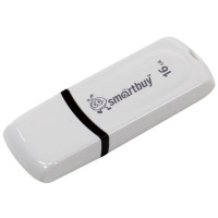 Флеш-диск 16GB Smartbuy Paean (SB16GBPN-W) USB 2.0 белый