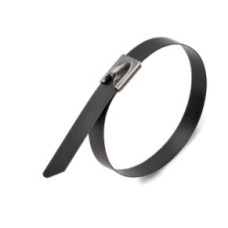 Fortisflex 74931 Стяжки стальные с полимерным покрытием СКС-П (304) 4,6*200 (уп. 100 шт)