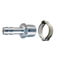 FUBAG Переходник 3/8"M на елочку 10мм с обжимным кольцом 10*15мм блистер [180263 B]
