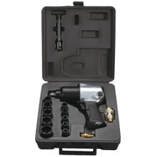 FUBAG IW580 1/2" Пневмогайковерт ударный [100191] {226л/м_576Нм_6.3бар_1/2" + набор головок_кейс}