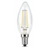 GAUSS 103801209 Светодиодная лампа LED Filament Свеча E14 9W 710lm 4100К 1/10/50