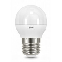 GAUSS 105102107 Светодиодная лампа LED Шар E27 6.5W 520lm 3000K 1/10/50