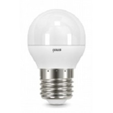 GAUSS 105102107 Светодиодная лампа LED Шар E27 6.5W 520lm 3000K 1/10/50