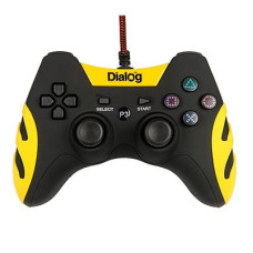 Dialog Gan-Kata GP-A21, черный {Геймпад, вибрация, 12 кнопок, PC USB/PS3, черный}