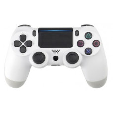 CBR CBG 960 White, Игровой манипулятор для PS4 беспроводной (Bluetooth), PC/PS3 проводной (USB), 2 вибро-мотора, 2 аналоговых стика, D-pad, 14 кнопок, белый