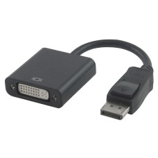 Gembird Переходник DisplayPort - DVI , 20M/19F, пакет черный [A-DPM-DVIF-002]