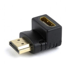 Cablexpert Переходник HDMI-HDMI 19F/19M, угловой соединитель 90 градусов, золотые разъемы (A-HDMI90-FML)
