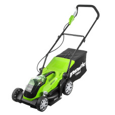 Greenworks Газонокосилка аккумуляторная G40LM35K2, {40V, 35 см, c 1хАКБ 2 А.ч и ЗУ} [2501907UA]