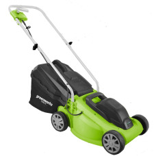 Greenworks Газонокосилка электрическая, GLM1232, {1200W, 33 см} [2502207]