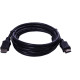 Кабель HDMI v2.0 1м Wize ( C-HM-HM-1M5M ) черный