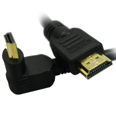 Кабель HDMI v1.4 4.5м <> углов. разъем