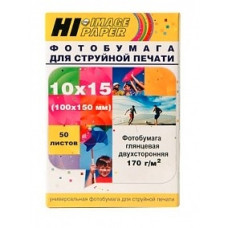 Hi-Black A21134 Фотобумага глянцевая двусторонняя, (Hi-Image Paper) 10х15 см, 170 г/м2, 50 л.