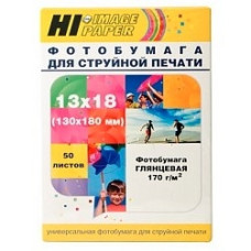 Hi-Black A210201U Фотобумага глянцевая односторонняя, (Hi-Image Paper) 13x18 см, 170 г/м2, 50 л.