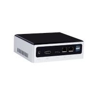 Hiper NUGi710510U Nettop NUG, Intel Core i7-10510U, 2* DDR4 SODIMM 2400MHz, UHD-графика Intel для процессоров Intel Core 10-го поколения (DP + HDMI), 1*Type-C, 4*USB2.0, 4*USB3.0, 2*LAN, 1*2.5HD