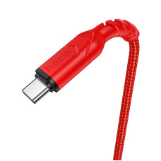 HOCO HC-44937 X59/ USB кабель Type-C/ 1m/ 2.4A/ Нейлон/ Red