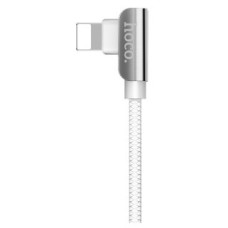HOCO HC-79361 U42/ USB кабель Lightning/ 1.2m/ 2.4A/ Угловой коннектор/ White