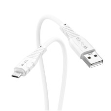 HOCO HC-55858 X67/ USB кабель Micro/ 1m/ 2.4A/ Силикон/ White