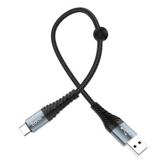HOCO HC-10567 X38/ USB кабель Type-C/ 1m/ 2.4A/ Нейлон/ Black