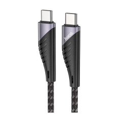 HOCO HC-41479 U95/ PD кабель Type-C-Type-C/ 1.5m/ 60W/ Нейлон/ Black