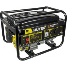 Huter DY3000L 64/1/4 Электрогенератор {четырехтактный, 2500Вт, 220В/50Гц, 77Дб, принудительное охлаждение, бак 12 л, расход бензина 395 г/кВтч, расход масла 6,8, габариты 560х450х460, вес 39,5 кг}