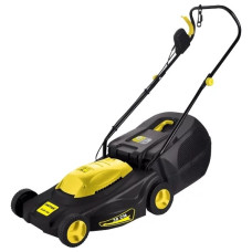 Huter ELM-1400 ( Р ) Газонокосилка электрическая [70/4/4] { 220В, 1,4 кВт, высота среза 28 / 45 / 55 мм, ширина среза 380 мм, объем травосборника 40 л }