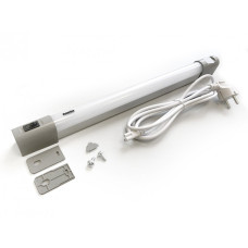 Hyperline TL19-LED-10W-EU Осветительная панель 19 дюймов, LED 10W, 110/220V, 19 дюймовое крепление+ магнитное крепление, 485х31х48мм, длина кабеля 2м, евровилка