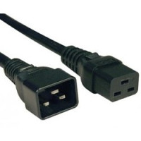 Hyperline PWC-IEC19-IEC20-5.0-BK Кабель питания IEC 320 C19 - IEC 320 C20 (3x1.5), 5 м
