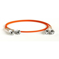 Hyperline FC-D2-62-ST/PR-ST/PR-H-3M-LSZH-OR Патч-корд волоконно-оптический (шнур) MM 62.5/125, ST-ST, 2.0 мм, duplex, LSZH, 3 м