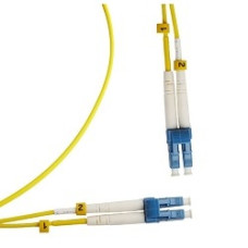 Hyperline FC-D2-9-LC/UR-LC/UR-H-2M-LSZH-YL (FC-9-LC-LC-UPC-2M) Патч-корд волоконно-оптический (шнур) SM 9/125 (OS2), LC/UPC-LC/UPC, duplex, LSZH, 2 м