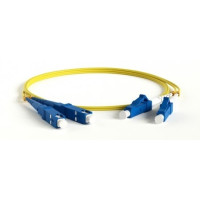 Hyperline FC-D2-9-LC/UR-SC/UR-H-20M-LSZH-YL Патч-корд волоконно-оптический (шнур) SM 9/125 (OS2), LC/UPC-SC/UPC, 2.0 мм, duplex, LSZH, 20 м