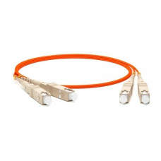 Hyperline FC-D2-62-SC/PR-SC/PR-H-5M-LSZH-OR Патч-корд волоконно-оптический (шнур) MM 62.5/125, SC-SC, 2.0 мм, duplex, LSZH, 5 м