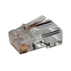 Hyperline PLUG-8P8C-U-C5 Разъем RJ-45(8P8C) под витую пару, категория 5e (50 µ"), универсальный 1шт