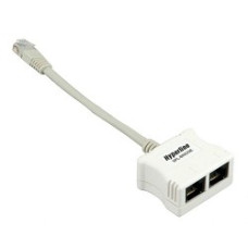 Hyperline SPL-YT4-U2-U2 Разветвитель 4Prр.USOC -> 2 x 2Pr.USOC