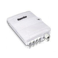 Hyperline FO-WBI-8A-GY Бокс оптический настенный, 8 портов (SC duplex LC), без Пигтейлов и проходных адаптеров, IP65, 213 х 163 х 47 мм, серый